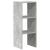 Bibliotecă stivuabilă Gri Beton 30x30x80 cm Lemn prelucrat GartenMobel Dekor
