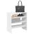 Rafturi pantofi 2 buc stivuibile alb 60x30x30,5 cm GartenMobel Dekor