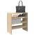 Rafturi pantofi 2 buc Stejar Sonoma stivuibile 60x30x30,5 cm GartenMobel Dekor