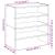 Rafturi pantofi 2 buc Stejar Sonoma stivuibile 60x30x30,5 cm GartenMobel Dekor