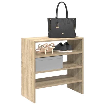 Rafturi pantofi 2 buc Stejar Sonoma stivuibile 60x30x30,5 cm GartenMobel Dekor