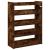 Pantofar, stejar fumuriu, 80x25x61,5 cm, lemn prelucrat GartenMobel Dekor