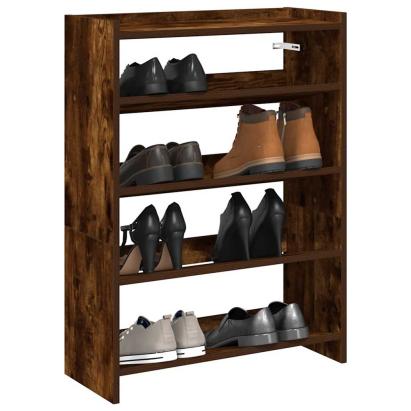 Pantofar, stejar fumuriu, 80x25x61,5 cm, lemn prelucrat GartenMobel Dekor