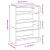 Pantofar, gri sonoma, 80x25x61,5 cm, lemn compozit GartenMobel Dekor