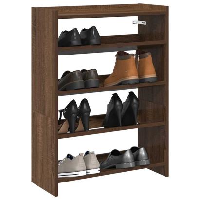 Pantofar, Stejar maro, 80x25x61,5 cm, lemn prelucrat GartenMobel Dekor
