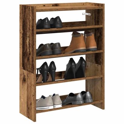 Pantofar, Lemn vechi, 80x25x61,5 cm, lemn compozit GartenMobel Dekor