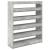 Pantofar, gri beton, 80x25x100 cm, lemn prelucrat GartenMobel Dekor