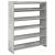 Pantofar, gri beton, 80x25x100 cm, lemn prelucrat GartenMobel Dekor