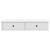 Raft de perete cu sertare, alb, 100x37,5x19 cm, lemn prelucrat GartenMobel Dekor