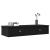 Raft de perete cu sertare negru 100x37,5x19 cm lemn prelucrat GartenMobel Dekor