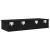 Raft de perete cu sertare negru 100x37,5x19 cm lemn prelucrat GartenMobel Dekor