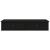 Raft de perete cu sertare negru 100x37,5x19 cm lemn prelucrat GartenMobel Dekor
