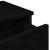 Raft de perete cu sertare negru 100x37,5x19 cm lemn prelucrat GartenMobel Dekor