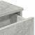 Raft de perete cu sertare Gri beton Lemn prelucrat GartenMobel Dekor