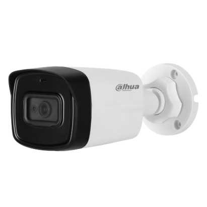 Camera de supraveghere 4K, exterior, 8MP, Dahua HAC-HFW1800TL-A-0360B, lentila 3.6mm, IR 80m,microfon SafetyGuard Surveillance