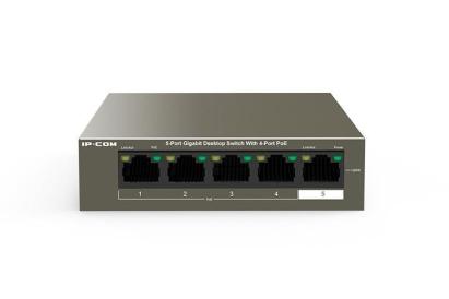 Switch IP-COM G1105P-4-63W, 5 Port, 10/100/1000 Mbps SafetyGuard Surveillance