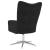 Scaun de relaxare, negru, catifea GartenMobel Dekor