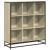 Bibliotecă stejar sonoma 97,5x33x107,5 cm, lemn prelucrat/metal GartenMobel Dekor