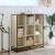 Bibliotecă stejar sonoma 97,5x33x107,5 cm, lemn prelucrat/metal GartenMobel Dekor