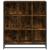 Bibliotecă stejar fumuriu 97,5x33x107,5 cm lemn prelucrat/metal GartenMobel Dekor
