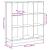 Bibliotecă, stejar maro, 97,5x33x107,5 cm, lemn prelucrat/metal GartenMobel Dekor