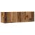Set dulap TV 3 piese montat pe perete lemn vechi lemn prelucrat GartenMobel Dekor