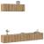 Set dulap TV 3 piese montat pe perete Stejar artizanal GartenMobel Dekor