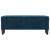 Bancă, albastru, 100x35x41 cm, catifea GartenMobel Dekor