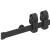 Set feronerie pentru ușă glisantă, negru, 183 cm, oțel GartenMobel Dekor