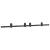 Set feronerie pentru ușă glisantă, negru, 183 cm, oțel GartenMobel Dekor