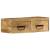 Dulap TV montat pe perete 60x30x19 cm, lemn masiv de mango brut GartenMobel Dekor