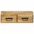 Dulap TV montat pe perete 60x30x19 cm, lemn masiv de acacia GartenMobel Dekor