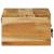 Dulap TV montat pe perete 60x30x19 cm, lemn masiv de acacia GartenMobel Dekor