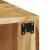 Dulap TV montat pe perete 60x30x19 cm, lemn masiv de acacia GartenMobel Dekor