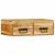 Dulap TV montat pe perete 60x30x19 cm, lemn masiv de acacia GartenMobel Dekor