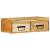Dulap TV montat pe perete 60x30x19 cm, lemn masiv de acacia GartenMobel Dekor