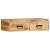 Dulap TV montat pe perete 80x30x19 cm, lemn masiv de mango brut GartenMobel Dekor