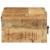 Dulap TV montat pe perete 80x30x19 cm, lemn masiv de mango brut GartenMobel Dekor