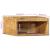 Dulap TV montat pe perete 40x30x19 cm, lemn masiv de mango brut GartenMobel Dekor
