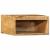 Dulap TV montat pe perete 40x30x19 cm, lemn masiv de mango brut GartenMobel Dekor