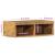 Dulap TV montat pe perete 60x30x19 cm, lemn masiv de mango brut GartenMobel Dekor