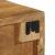 Dulap TV montat pe perete 60x30x19 cm, lemn masiv de mango brut GartenMobel Dekor