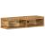 Dulap TV montat pe perete 80x30x19 cm, lemn masiv de mango brut GartenMobel Dekor