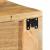 Dulap TV montat pe perete 80x30x19 cm, lemn masiv de mango brut GartenMobel Dekor