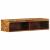 Dulap TV montat pe perete 80x30x19 cm, lemn masiv reciclat GartenMobel Dekor