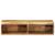 Dulap TV montat pe perete 80x30x19 cm, lemn masiv de acacia GartenMobel Dekor