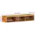 Dulap TV montat pe perete 100x30x19 cm, lemn masiv reciclat GartenMobel Dekor