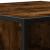 Măsuță cafea stejar fumuriu 100x100x30 cm lemn prelucrat/metal GartenMobel Dekor