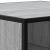 Măsuță de cafea gri sonoma, 100x100x30 cm, lemn prelucrat/metal GartenMobel Dekor