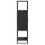Dulapuru negru 68x35x139 cm lemn și metal prelucrat GartenMobel Dekor